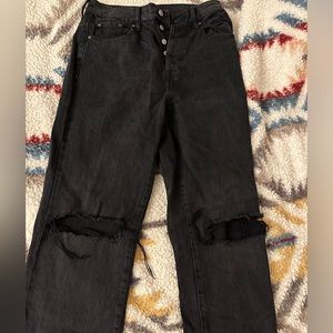 Pacsun black ripped jeans